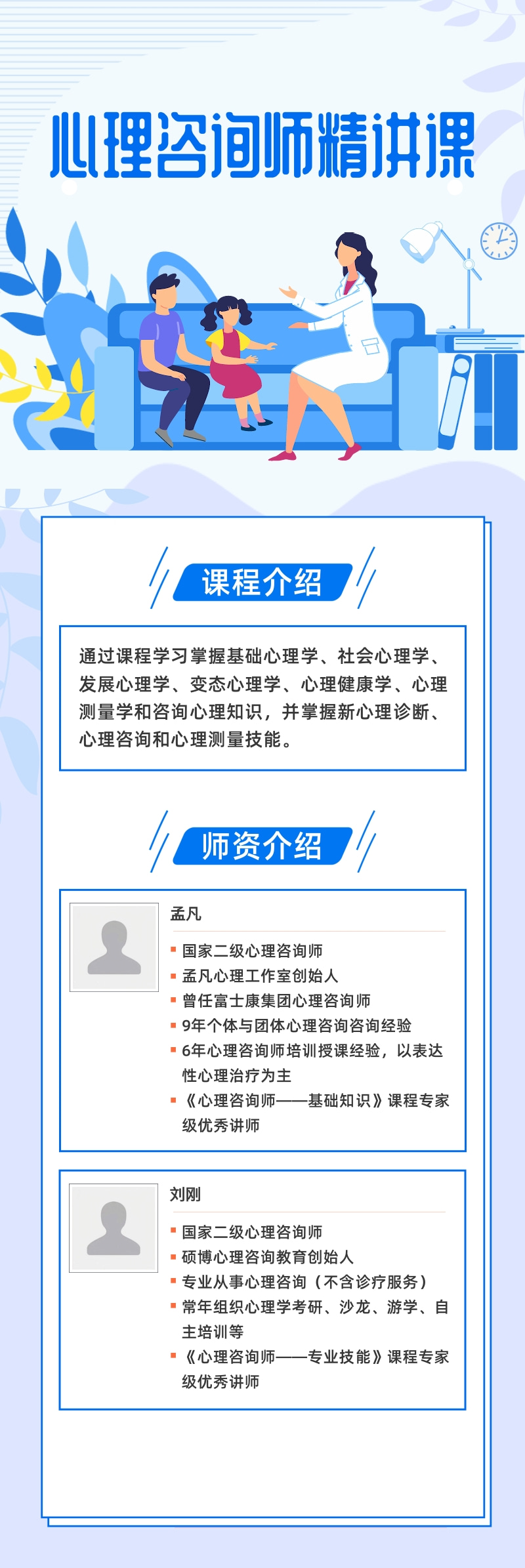 心理咨询师精讲课